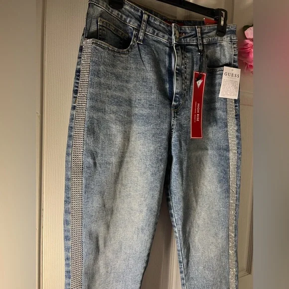 Guess Blue embell denim jeans - Picture 2 of 5